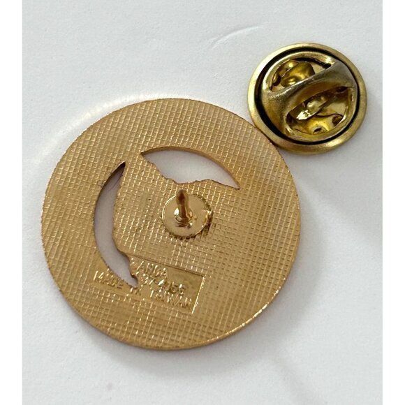 Ohio Odyssey Of The Mind Enamel Lapel Pin Global Flags OH OM - Picture 3 of 3